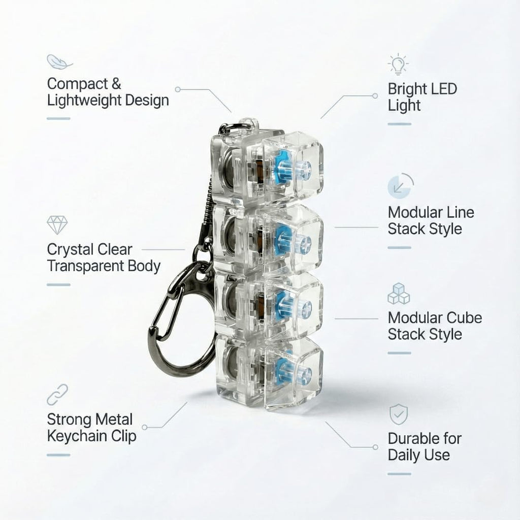 Mechanical Keyboard Fidget Keychain