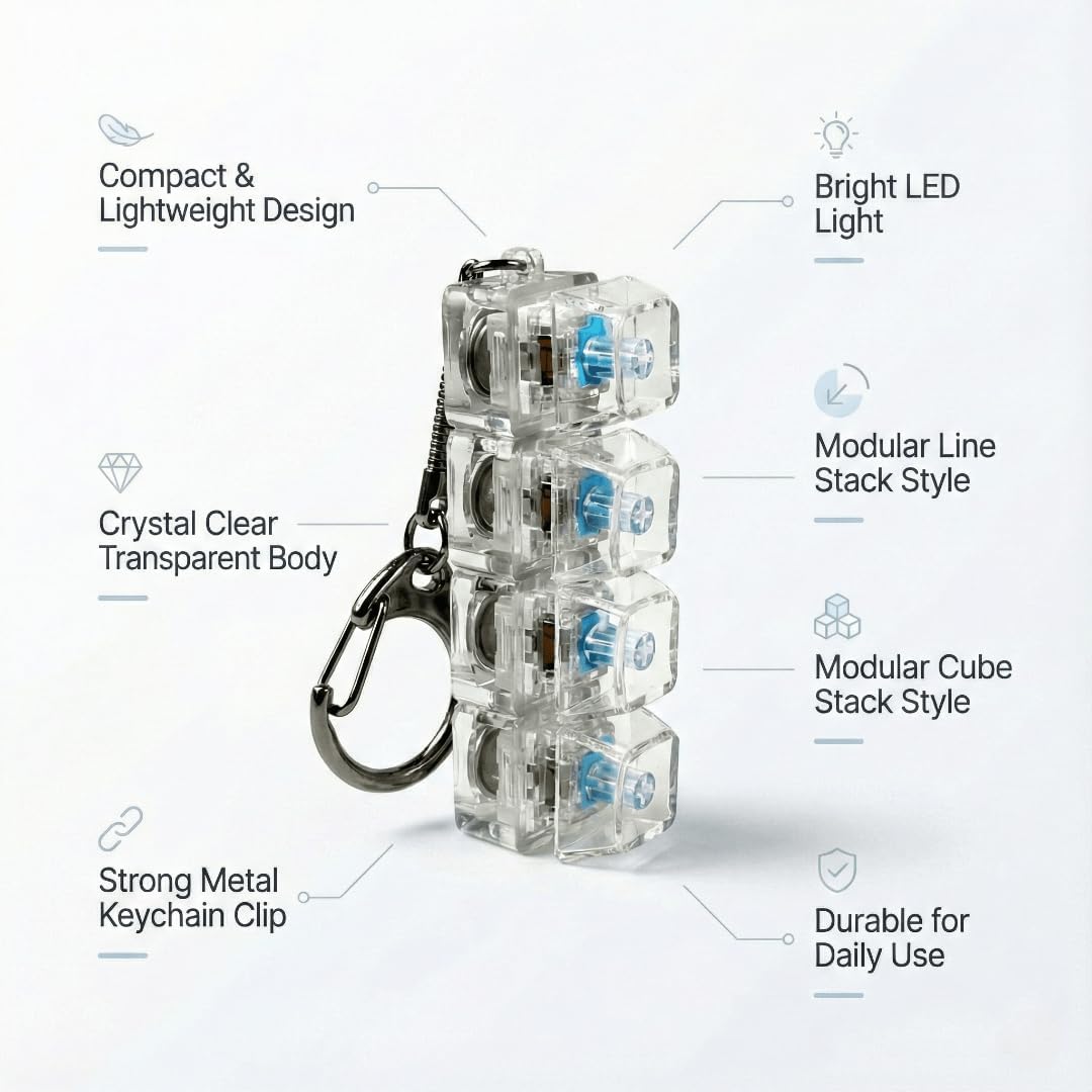 Mechanical Keyboard Fidget Keychain