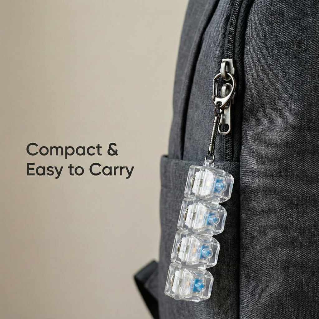 Mechanical Keyboard Fidget Keychain