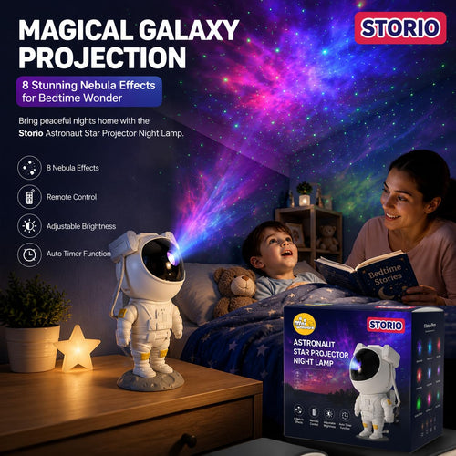 Astronaut Galaxy Star Projector Lamp