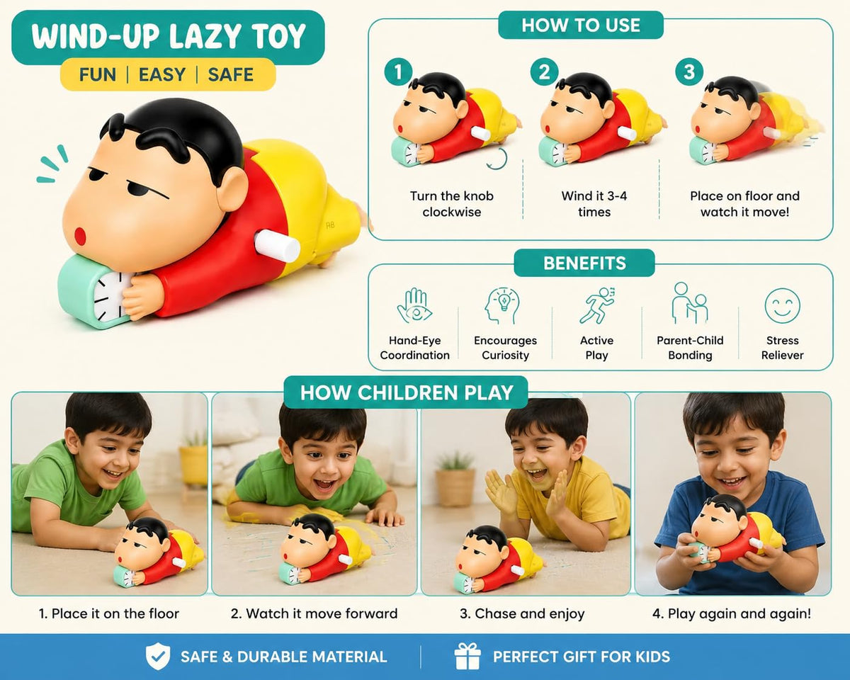 Crawling Shinchan Wind-Up Toy
