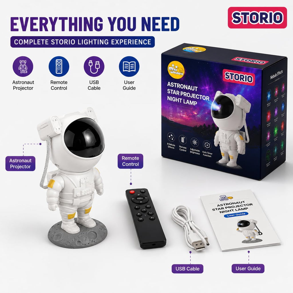 Astronaut Galaxy Star Projector Lamp